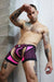 BREEDWELL Chock Dickmatized Boxer - Jock Combo Chaps Mesh Pockets Neon Pink 48 - SexyMenUnderwear.com