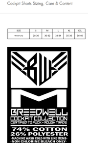 BREEDWELL Cockpit Shorts With D Ring Front And Back Pockets in Grey Heather 537