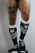 BREEDWELL Cockpit Socks Soft Yarn Fabric Long Sock in Black 53 - SexyMenUnderwear.com