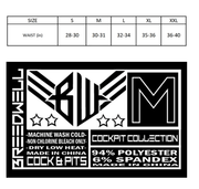 BREEDWELL Cockpit Stretchy Backless Boxer Chock Jock - Chaps Trio in Black 268