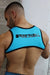 BREEDWELL Crop - Top Futura Tank Harness 3D Logo Stretch Jersey Aqua Blue 51 - SexyMenUnderwear.com