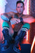 BREEDWELL Daddy's Favorite Long Socks O/S in Green 53 - SexyMenUnderwear.com