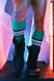 BREEDWELL Daddy's Favorite Long Socks O/S in Green 53 - SexyMenUnderwear.com