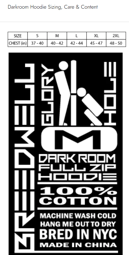 BREEDWELL Darkroom Hoodie Unique Zippers Heavy - Weight Knit Cotton Vest in Indigo8