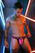 BREEDWELL Daycrawler Jockstrap Mesh Sheer Sides Pouch Jock Pink Neon 40 - SexyMenUnderwear.com