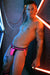 BREEDWELL Daycrawler Jockstrap Mesh Sheer Sides Pouch Jock Pink Neon 40 - SexyMenUnderwear.com