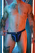 BREEDWELL Dickmatized Thongs With Projecting Pouch in Blue 50 - SexyMenUnderwear.com