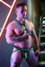 BREEDWELL Dic*matized Harness Geometric Pattern in Neon Green 47 - SexyMenUnderwear.com