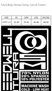 BREEDWELL Futura Body Harness Chevron Jacquard Removable Side Neon Green8