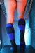 BREEDWELL Hypnotix Long Socks Knee High Nylon Socks Blue - SexyMenUnderwear.com