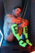 BREEDWELL Hypnotix Socks Knee - High Nylon Long Socks Neon Green - SexyMenUnderwear.com