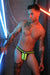 BREEDWELL Jockstrap Daycrawler With Sheer Mesh Sides Pouch Jock Neon Yellow 40 - SexyMenUnderwear.com