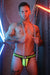 BREEDWELL Jockstrap Daycrawler With Sheer Mesh Sides Pouch Jock Neon Yellow 40 - SexyMenUnderwear.com