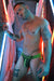 BREEDWELL Jockstrap Futura Chevron Jacquard Neon Green Jock 51 - SexyMenUnderwear.com