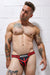 BREEDWELL Jockstrap Hybred Lightweight Neoprene Knit Jock in Red 12 - SexyMenUnderwear.com