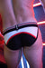 BREEDWELL Locker - Room Briefs Sporty High - Leg Black Brief - SexyMenUnderwear.com