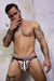 BREEDWELL Locker - Room Briefs Sporty High - Leg Black Brief - SexyMenUnderwear.com