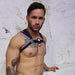 BREEDWELL Locker Room Harness Tension Sliders Easy Adjustable Navy Blue - SexyMenUnderwear.com