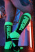 BREEDWELL Long Socks Eternity Knee Sock in Neon Green 45 - SexyMenUnderwear.com