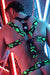 BREEDWELL Neo Camo 3 - Way Harness Removable Back & Lobster Claw Clip Neon Green - SexyMenUnderwear.com