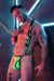 BREEDWELL Neo Camo 3 - Way Harness Removable Back & Lobster Claw Clip Neon Green - SexyMenUnderwear.com