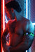 BREEDWELL Neo Camo Armbands Glow in Blacklight Neon Green - SexyMenUnderwear.com