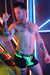 BREEDWELL Neo - Camo Boxer Chock Chaps Combo Jock Green Neon 15 - SexyMenUnderwear.com