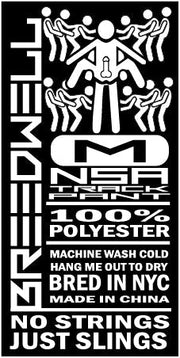 BREEDWELL NSA Track Pants Wide Leg Expandable Ankle Zippers Drawstring & D - Rings10