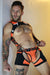 BREEDWELL Tank - Harness Neo Camo Tanktop Flesh Mesh Neon Orange 15 - SexyMenUnderwear.com