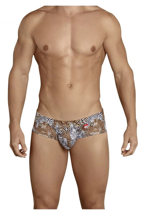 Brief PIKANTE Clay Anatomic Briefs Shaped Pouch Tiger Print 8718 2 - SexyMenUnderwear.com