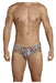 Brief PIKANTE Clay Anatomic Briefs Shaped Pouch Tiger Print 8718 2 - SexyMenUnderwear.com