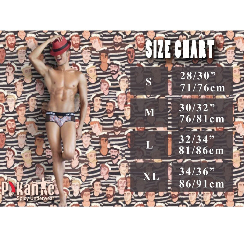 Brief PIKANTE Clay Anatomic Briefs Shaped Pouch Tiger Print 8718 22