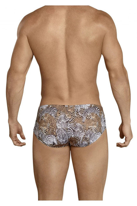 Brief PIKANTE Clay Anatomic Briefs Shaped Pouch Tiger Print 8718 2 - SexyMenUnderwear.com