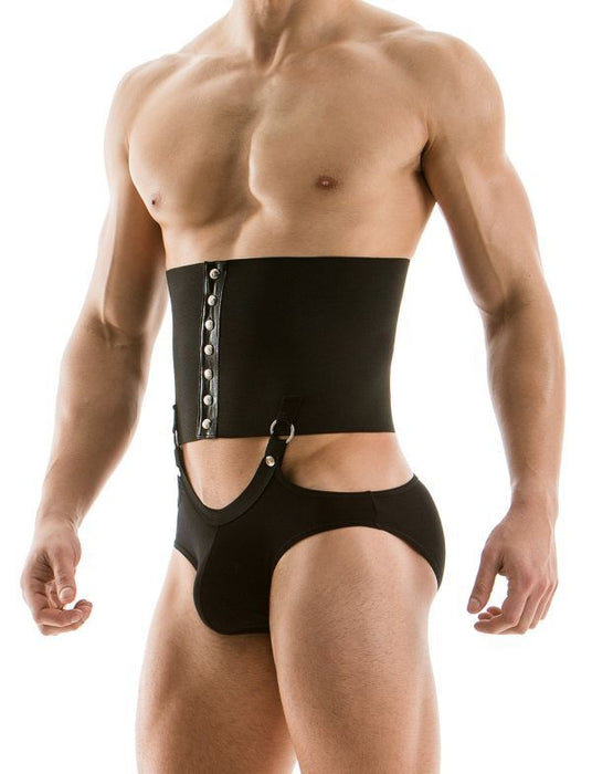 Briefs Only MODUS VIVENDI Transformer Cotton Extra Wide Bands Black Brief 16211 B86 - SexyMenUnderwear.com