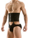 Briefs Only MODUS VIVENDI Transformer Cotton Extra Wide Bands Black Brief 16211 B86 - SexyMenUnderwear.com