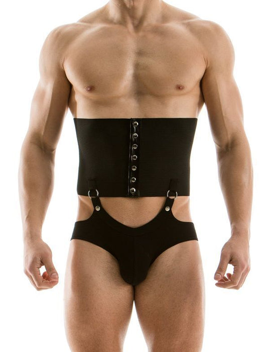 Briefs Only MODUS VIVENDI Transformer Cotton Extra Wide Bands Black Brief 16211 B86 - SexyMenUnderwear.com