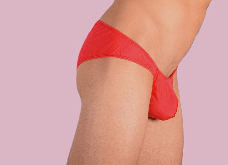 Briefs SMU Mini Sheer Brief Red 33372 MX11 - SexyMenUnderwear.com