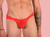 Briefs SMU Mini Sheer Brief Red 33372 MX11 - SexyMenUnderwear.com