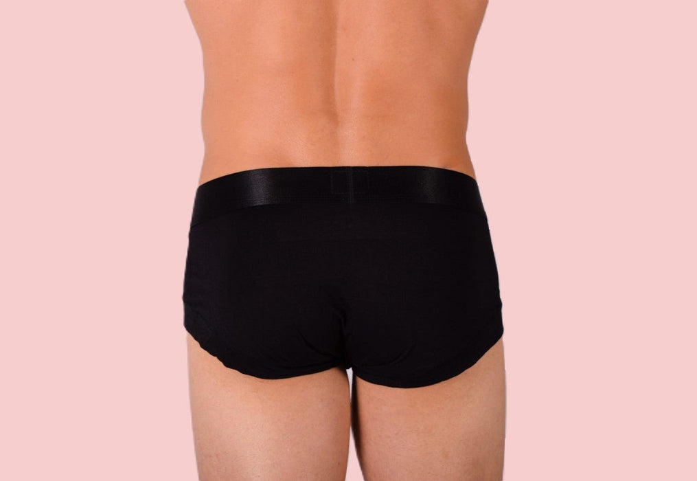 Briefs SMU Sexy Fashion Brief Black 87657 MX12 - SexyMenUnderwear.com