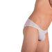 Briefs SMU Underwear Mini Sheer White Brief 33373 MX11 - SexyMenUnderwear.com