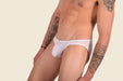 Briefs SMU Underwear Mini Sheer White Brief 33373 MX11 - SexyMenUnderwear.com