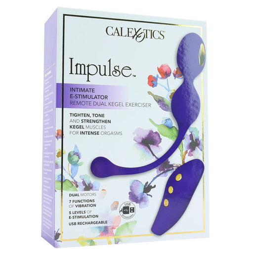 Calexotics Stimulator Impulse Intimate E - Stim Remote Dual Kegel Exerciser SX3 - SexyMenUnderwear.com