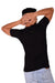 Calvin Klein Cotton Stretch V - Neck Black T-Shirt MX16 - SexyMenUnderwear.com