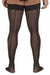 CandyMan Mens Mesh Thigh Highs With Matching Lace in Black 99533 O/S 3 - SexyMenUnderwear.com