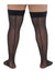 CandyMan Mens Mesh Thigh Highs With Matching Lace in Black 99533X O/S 3 - SexyMenUnderwear.com