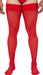 CandyMan Mens Mesh Thigh Highs With Matching Lace in Red One Size 99533 3 - SexyMenUnderwear.com