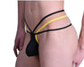 Daniel Alexander Thong Men Sexy Underwear Black Dal022 MX1 - SexyMenUnderwear.com