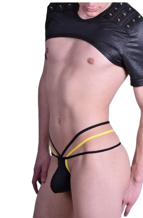 Daniel Alexander Thong Men Sexy Underwear Black Dal022 MX1 - SexyMenUnderwear.com