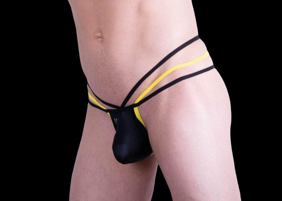 Daniel Alexander Thong Men Sexy Underwear Black Dal022 MX1 - SexyMenUnderwear.com