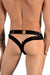 DNGEON MOB Eroticwear Jock ChainLink Leather - Look Jockstrap Red DMBL02 2 - SexyMenUnderwear.com